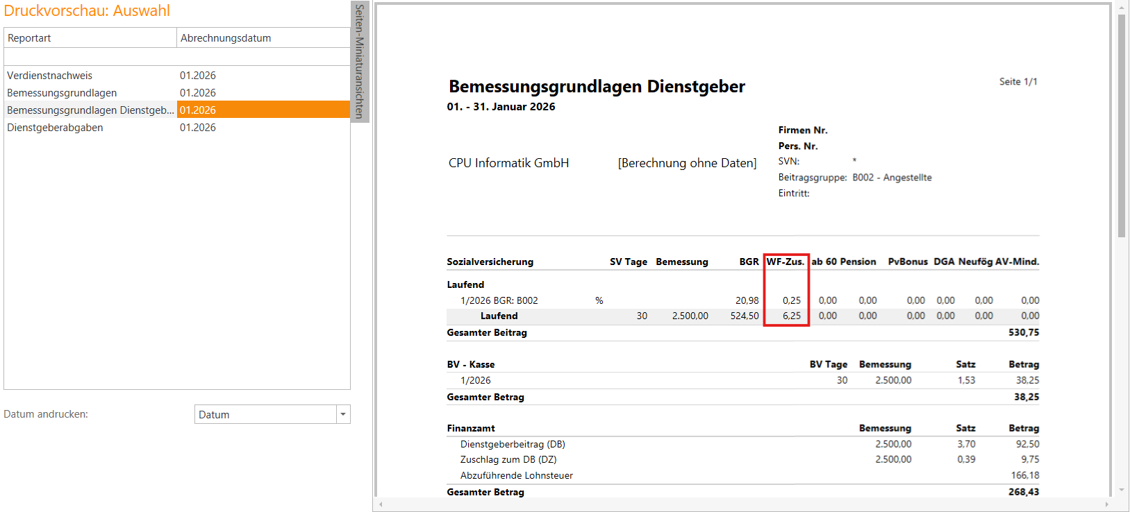 Bemessungsgrundlagen Dienstgeber cpu-informatik.at